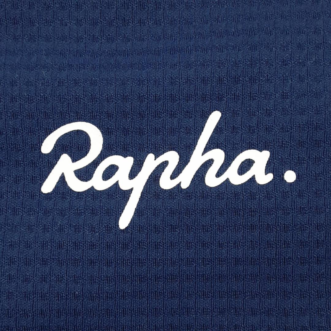 美品◎rapha ラファ サイクリングジャージ Lサイズ ネイビー 紺 半袖
