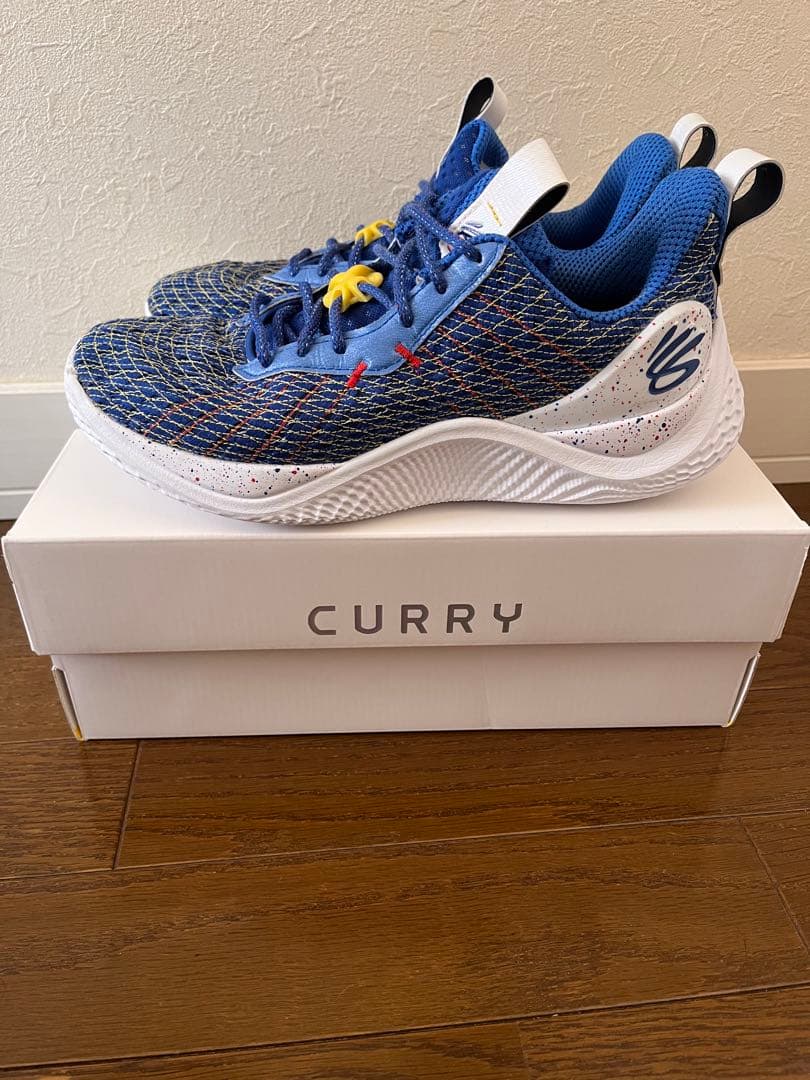 curry カリー 10 バスケットボール　シューズ　ブルー　バッシュ