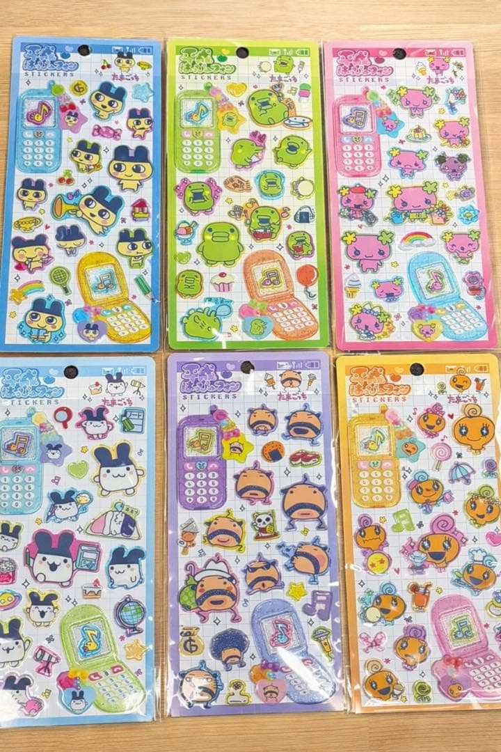 【新品・全6種】【当日発送】平成はっぴーフォン たまごっち ぷっくり 希少✨