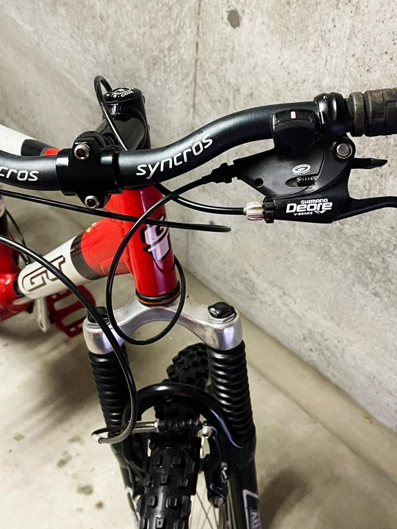 ば*す様 GT XCR 4000 i-drive サスペンションMTB★赤白