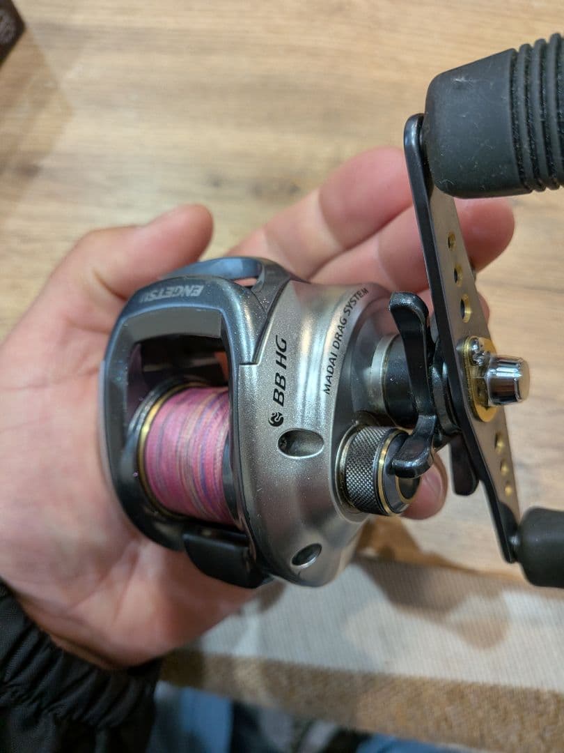 シマノタイラバリール　エンゲツBB　ハイギア炎月 マダイ