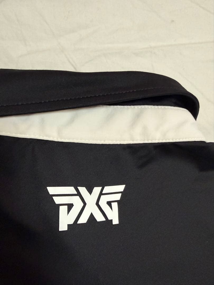 PXG ゴルフシャツ　ポロシャツ　長袖　黒　メンズ　ゴルフウェア　2XL