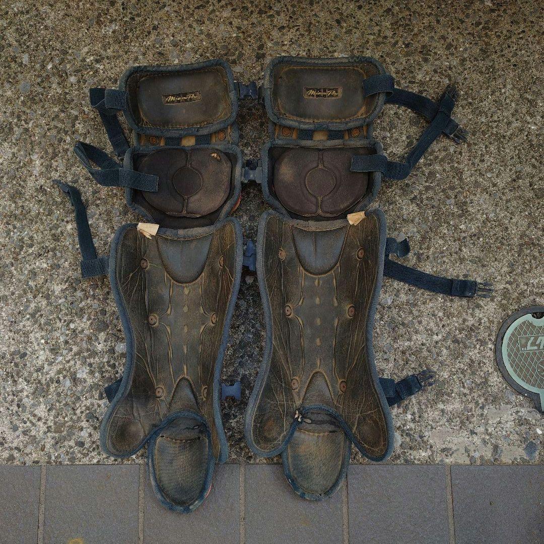 【中古】Mizno Pro　JSA　キャッチャーレガース