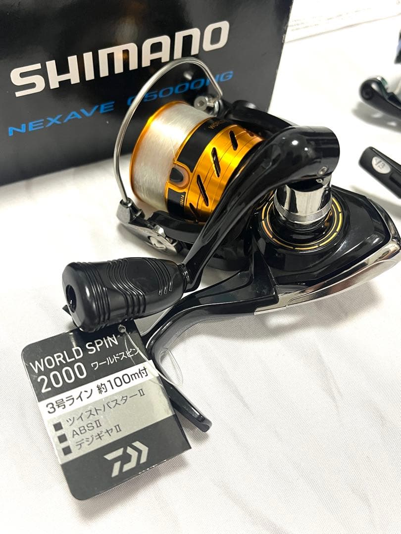 ド*ン様 未使用品有 ダイワ シマノ リール 釣具 ワールドスピン2000 C5