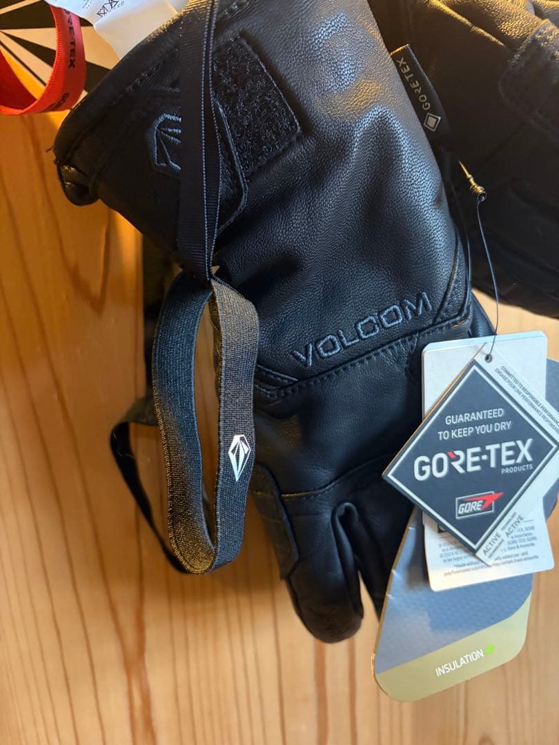 【平野歩夢】VOLCOM GORE-TEX レザーグローブ ブラック