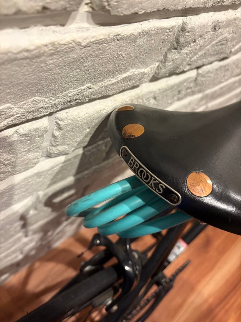 ブルックス BROOKS PROFESSIONAL サドル 黒 銅製リベット付き