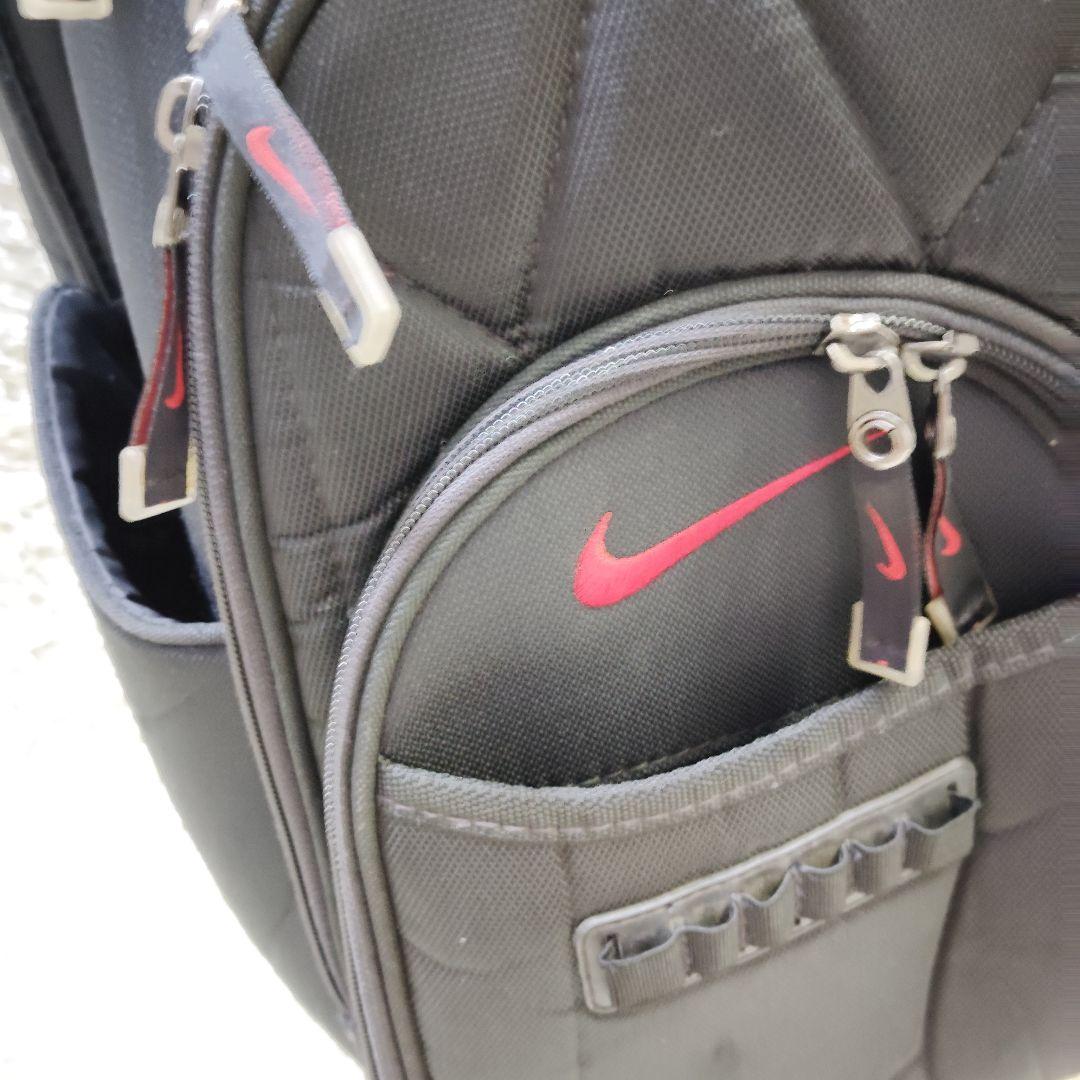 【良品】ナイキ キャディバッグ NIKE ゴルフバッグ カバー付 ナイキゴルフ