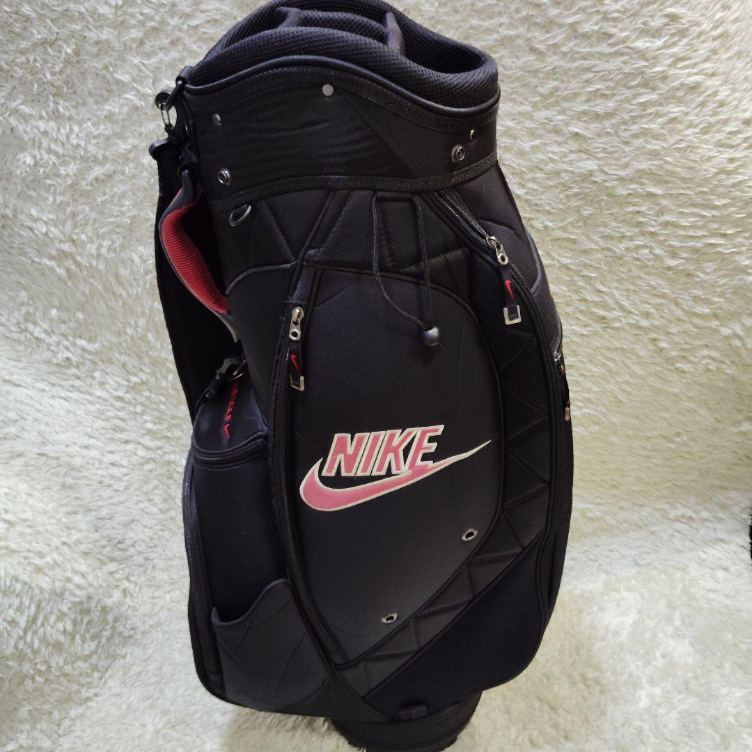 【良品】ナイキ キャディバッグ NIKE ゴルフバッグ カバー付 ナイキゴルフ