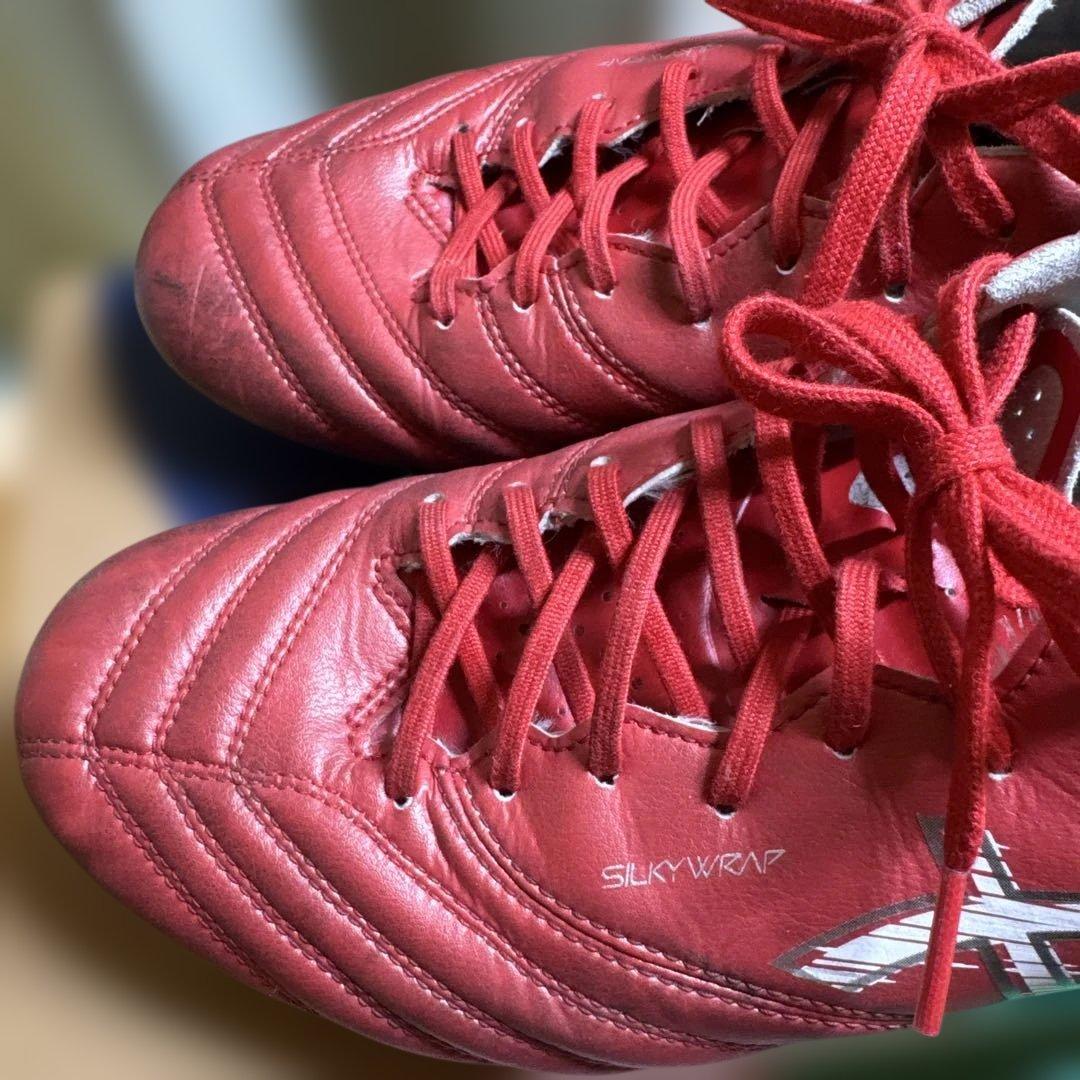 asics DS light x-fly pro サッカースパイク26cm赤