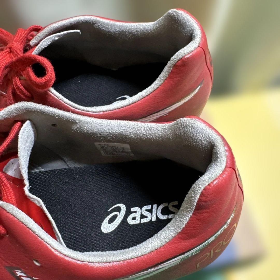 asics DS light x-fly pro サッカースパイク26cm赤