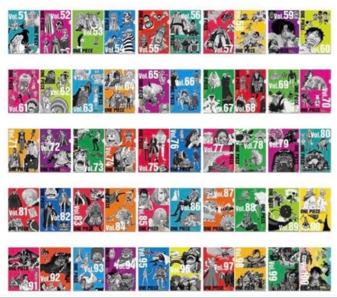 ワンピース　1番くじ　クリアファイル　フルコンプリート品