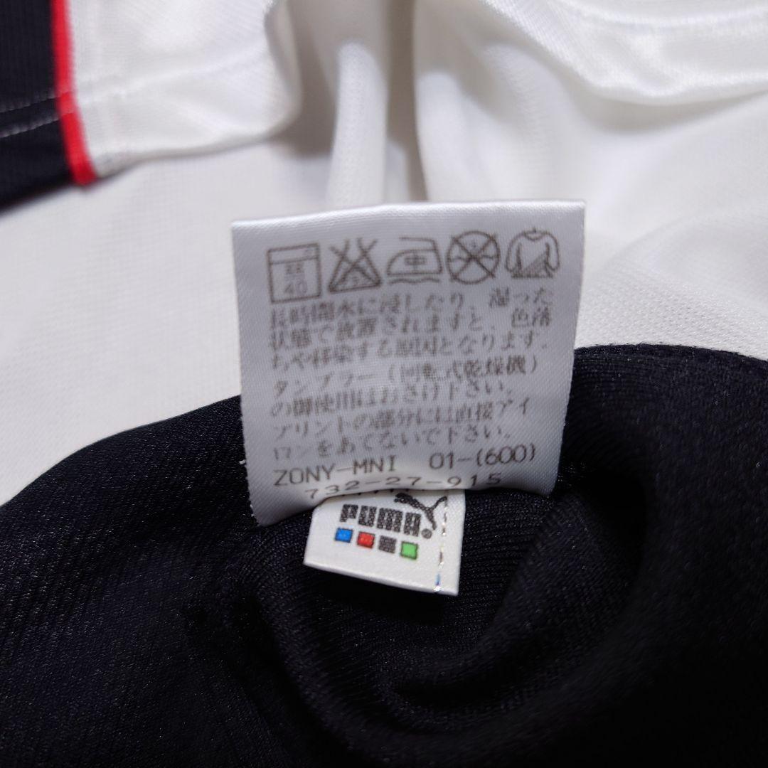 90s PUMA　ナンバリングビッグプリントゲームシャツ襟付きユニフォームプーマ