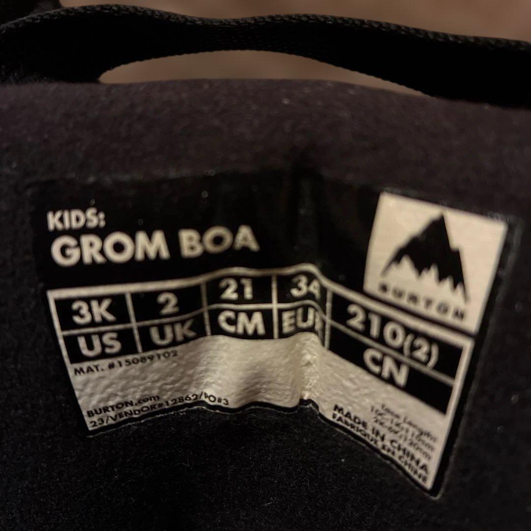 Burton Grom Boa スノーボードブーツ 21cm