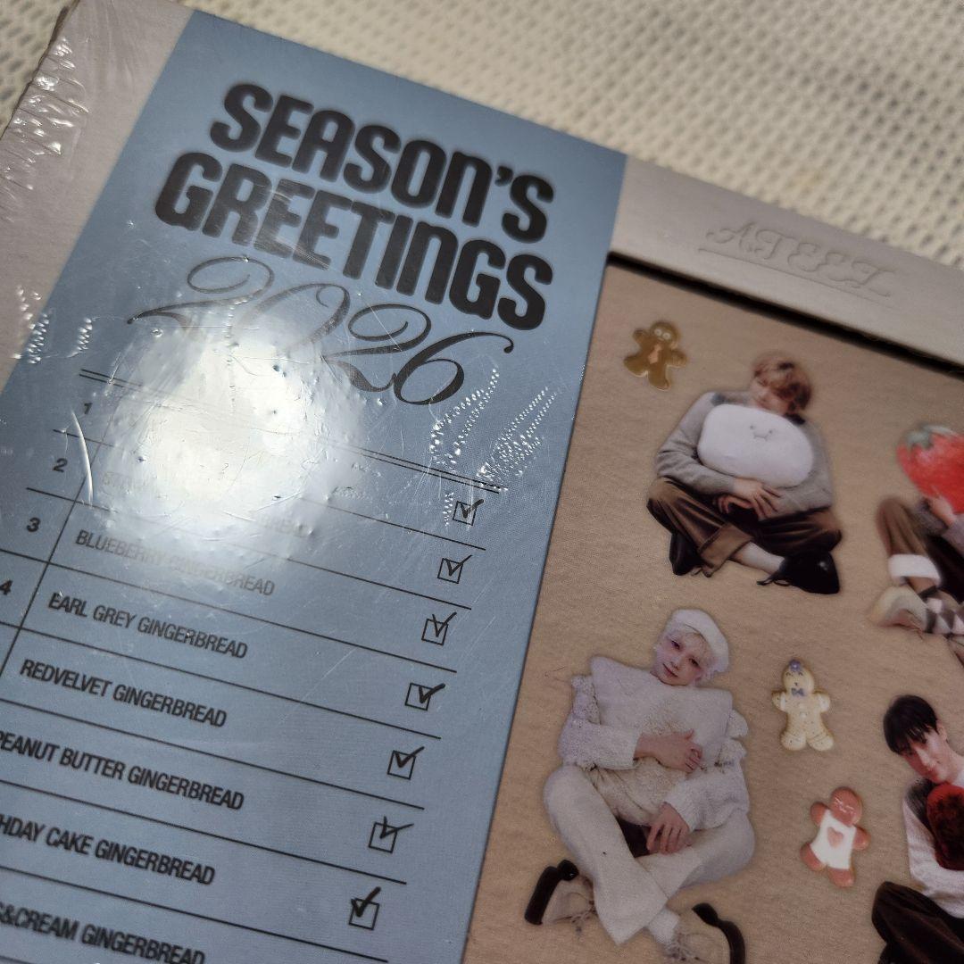 ATEEZ シーグリ カレンダー ダイアリー 2026 SEASON'S