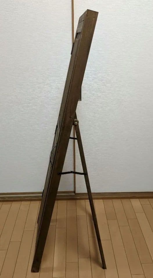★アンティーク姿見 ★扉&ネクタイ他収納付き♫