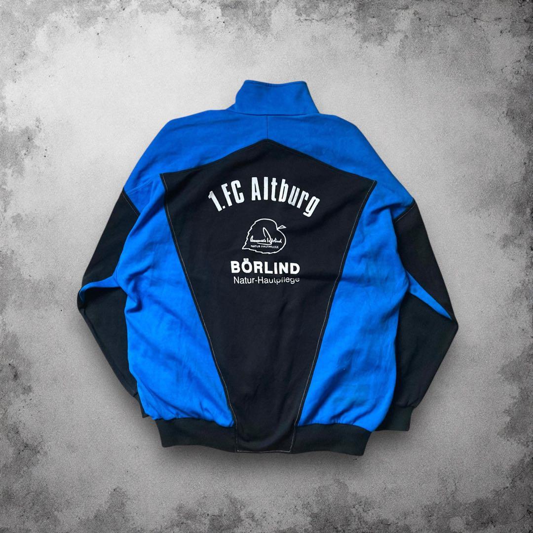 80s adidas ドイツサッカー ヴィンテージトラックジャケット 企業ロゴ