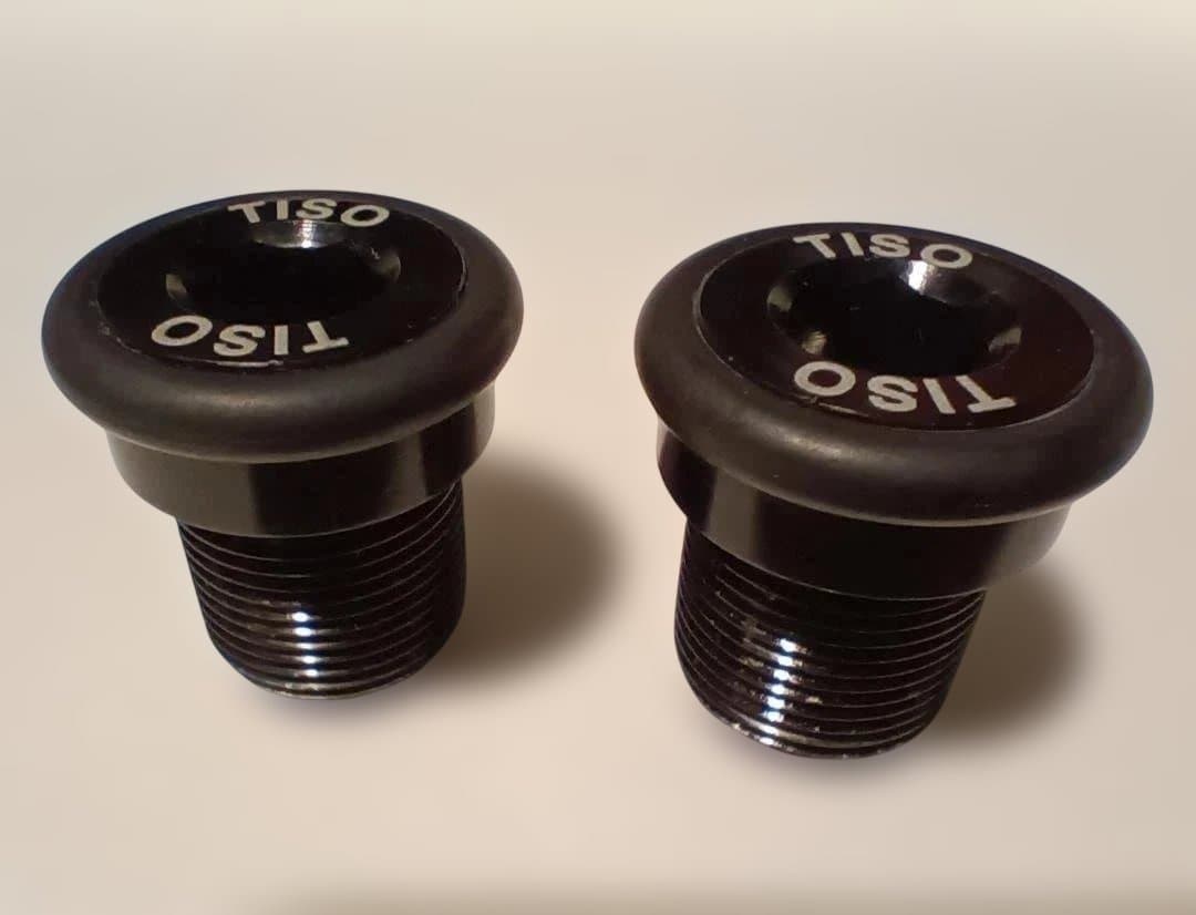 TISO ISIS/Octalink クランクボルト 黒赤青 3色セット