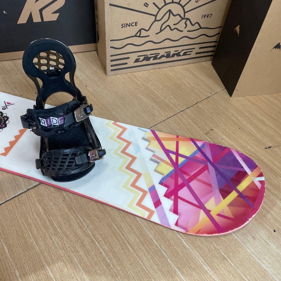 SALOMON×RIDE　サロモン　ライド　バイン付　スノーボードセット
