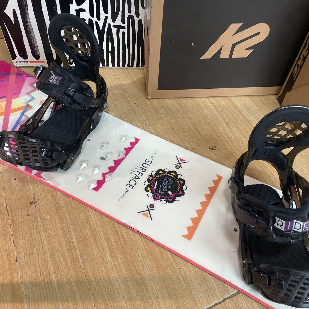 SALOMON×RIDE　サロモン　ライド　バイン付　スノーボードセット