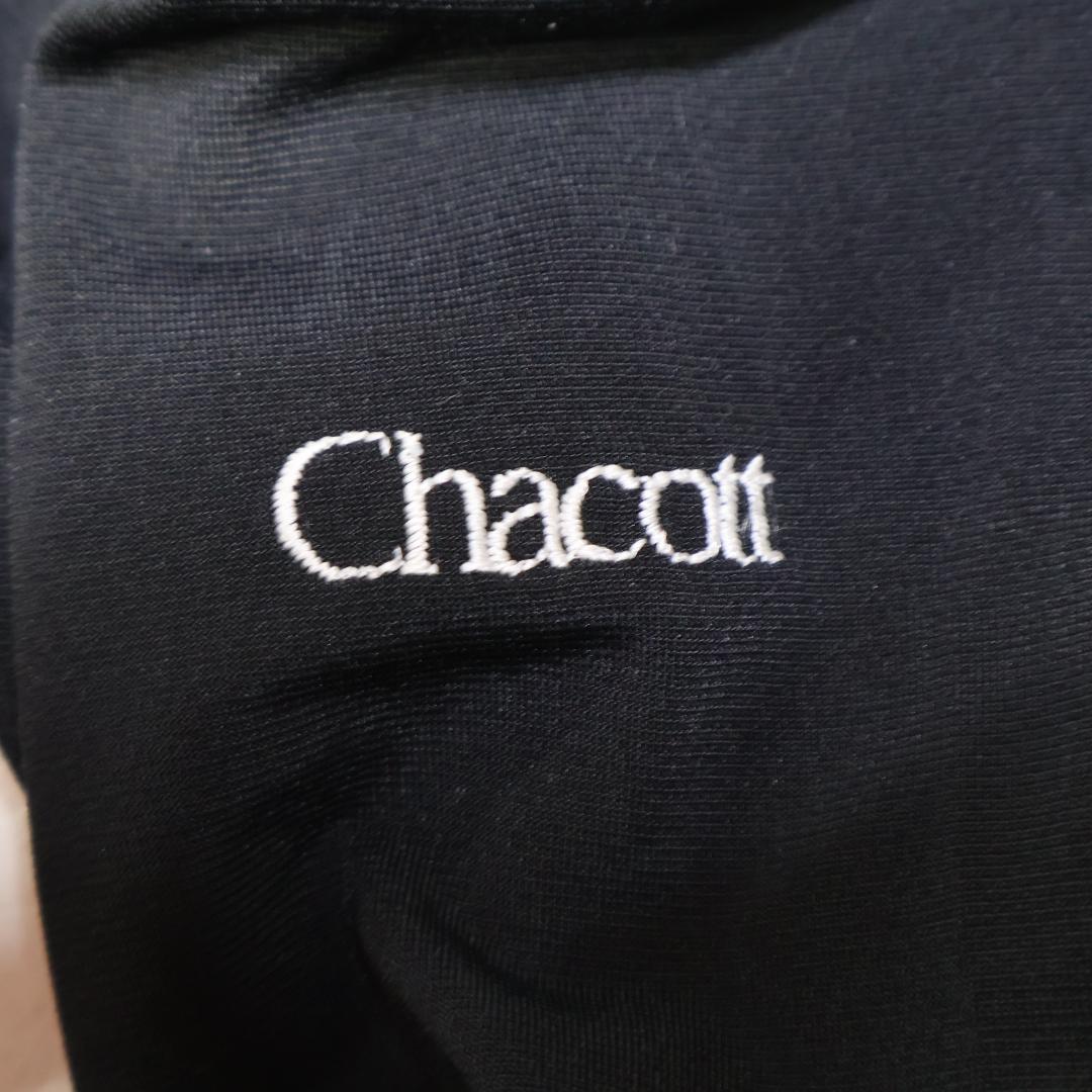 【美品 社交ダンス衣装】ブラック Chacott ラテン ブラウス トップス