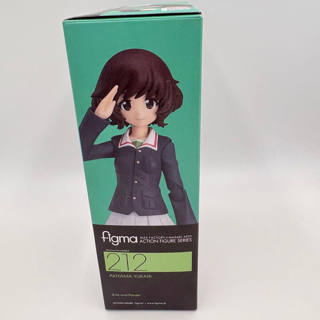 【美品】figma 212 秋山優花里 ガールズ＆パンツァー 可動フィギュア