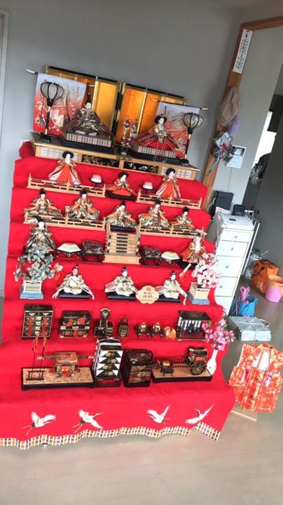 ひな壇　ひな祭り　かなり大きいサイズ