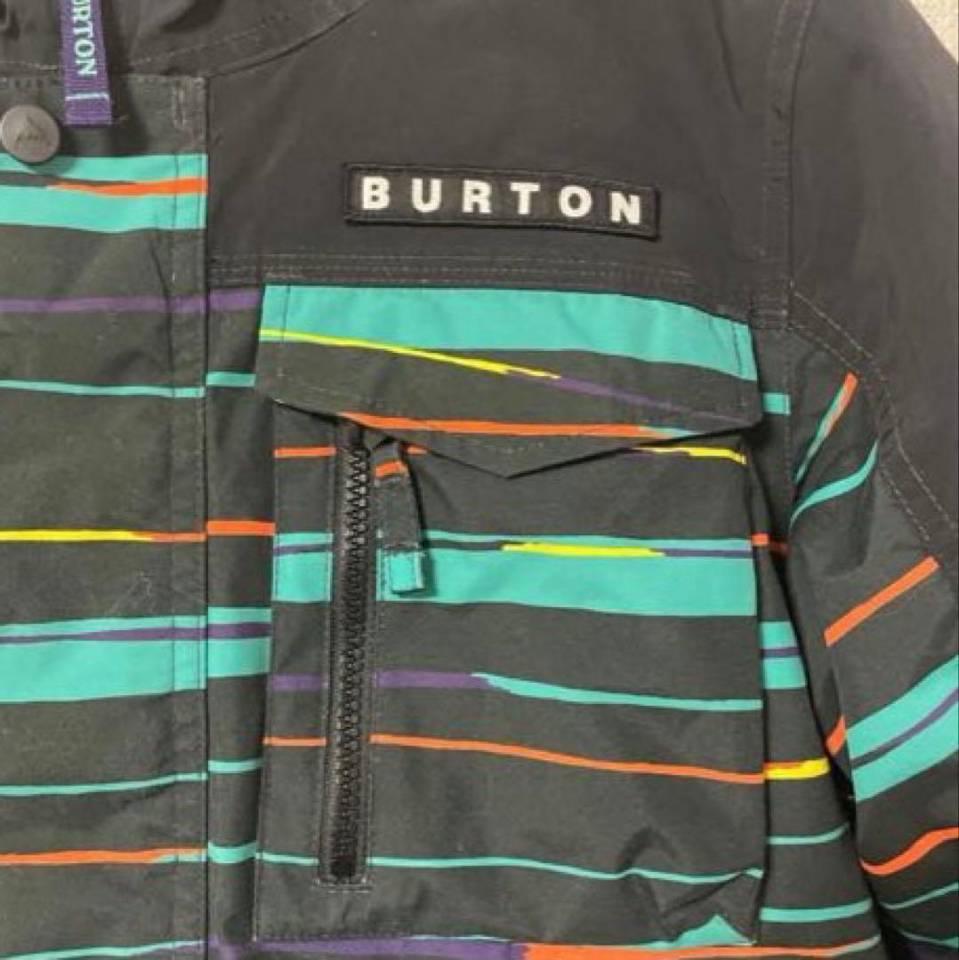 【美品】BURTON ストライプ スノーボードジャケット
