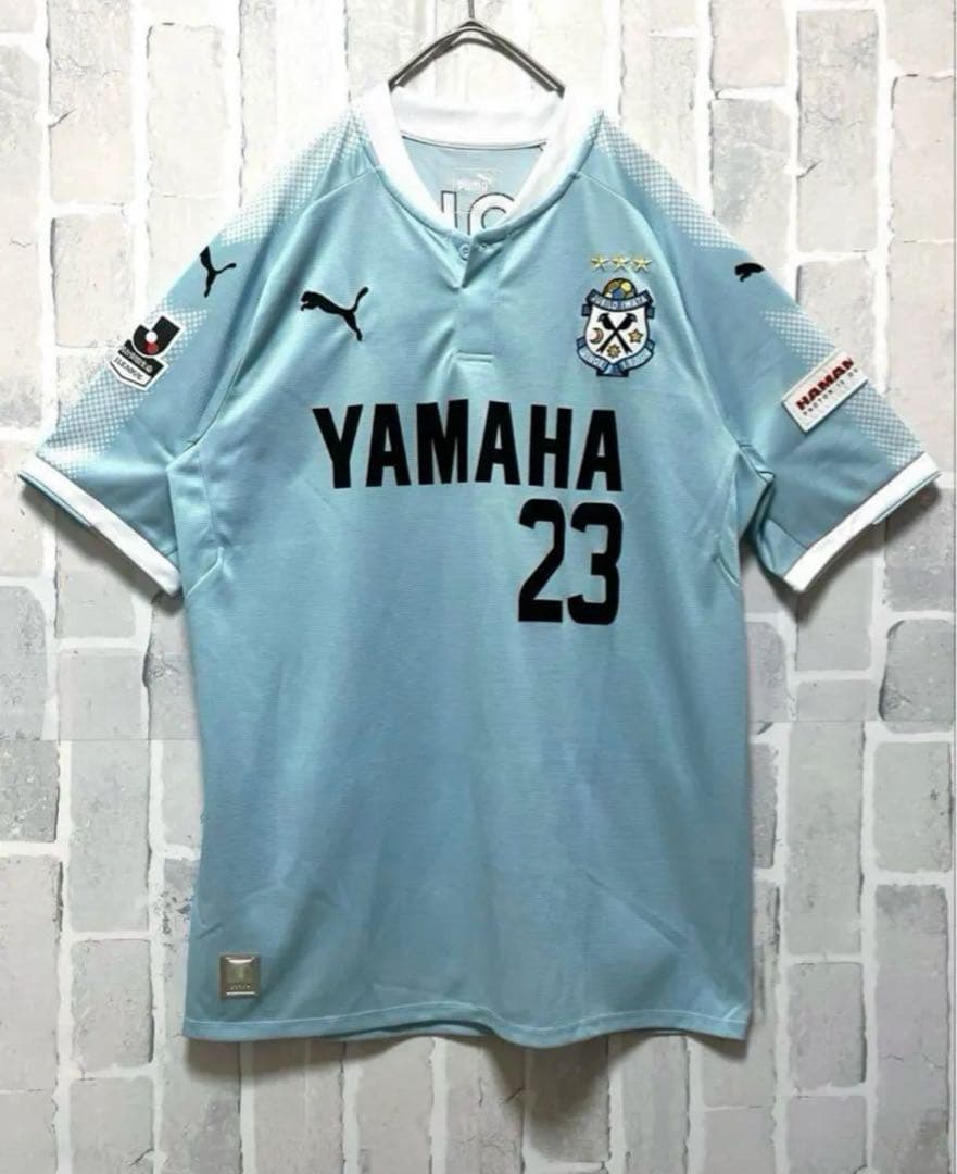 プーマ 山本康裕 Jリーグ ジュビロ磐田 2017 ユニフォーム 刺繍ロゴ 半袖