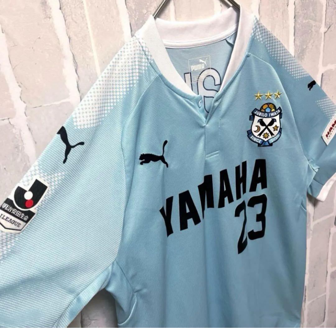 プーマ 山本康裕 Jリーグ ジュビロ磐田 2017 ユニフォーム 刺繍ロゴ 半袖