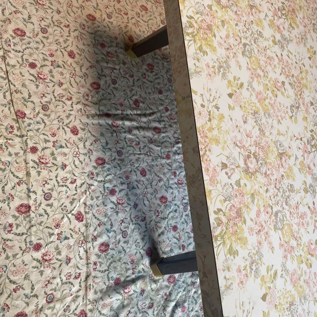 【昭和レトロ】花柄 折り畳み式 2台売れます　ちゃぶ台 ジャパンヴィンテージ