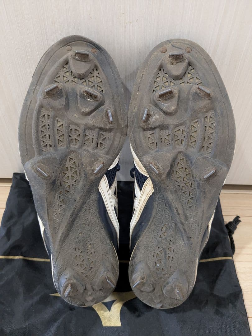 青森大学野球部　スパイク　Mizuno Pro ミズノプロ　P革付き　オーダー