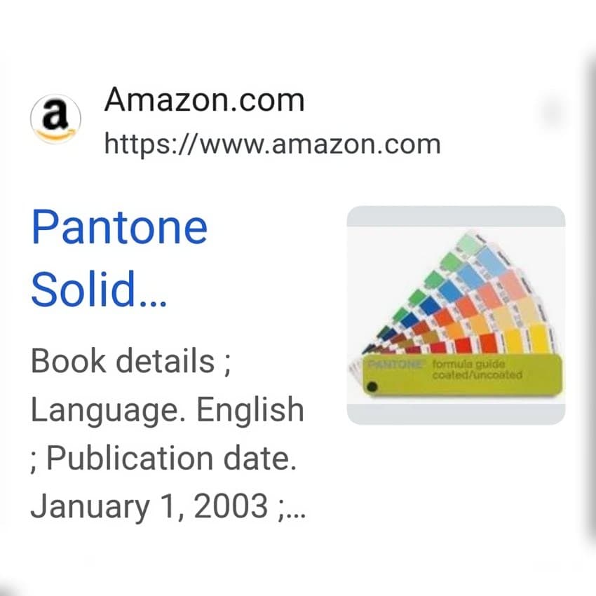 PANTONE カラーチャート コーテッド　2007