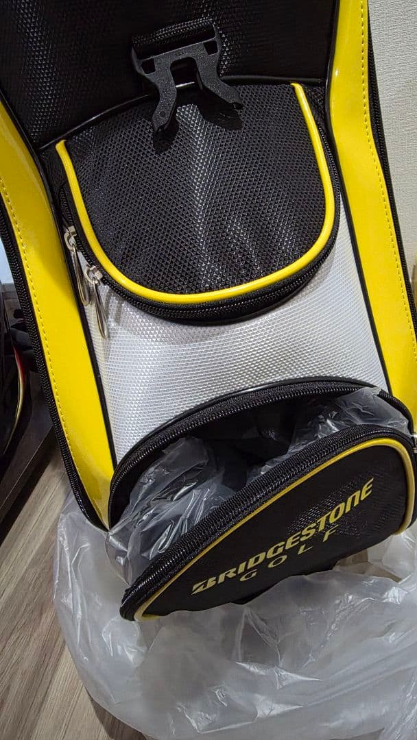 正月特価〜3日まで BRIDGESTONE GOLF キャディバッグ 黒/黄色