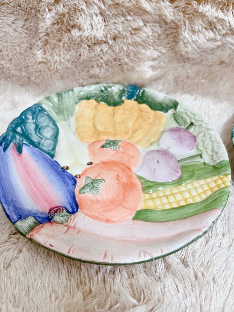 FITZ & FLOYD フィッツ&フロイド　ベジタブル　　野菜　プレート