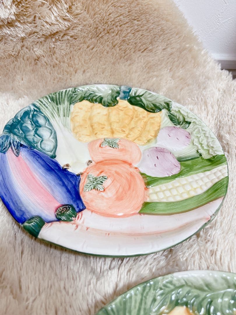 FITZ & FLOYD フィッツ&フロイド　ベジタブル　　野菜　プレート