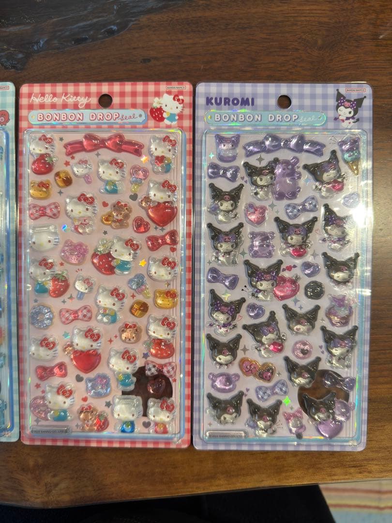 ボンボンドロップシール　サンリオ　正規品　4枚セット