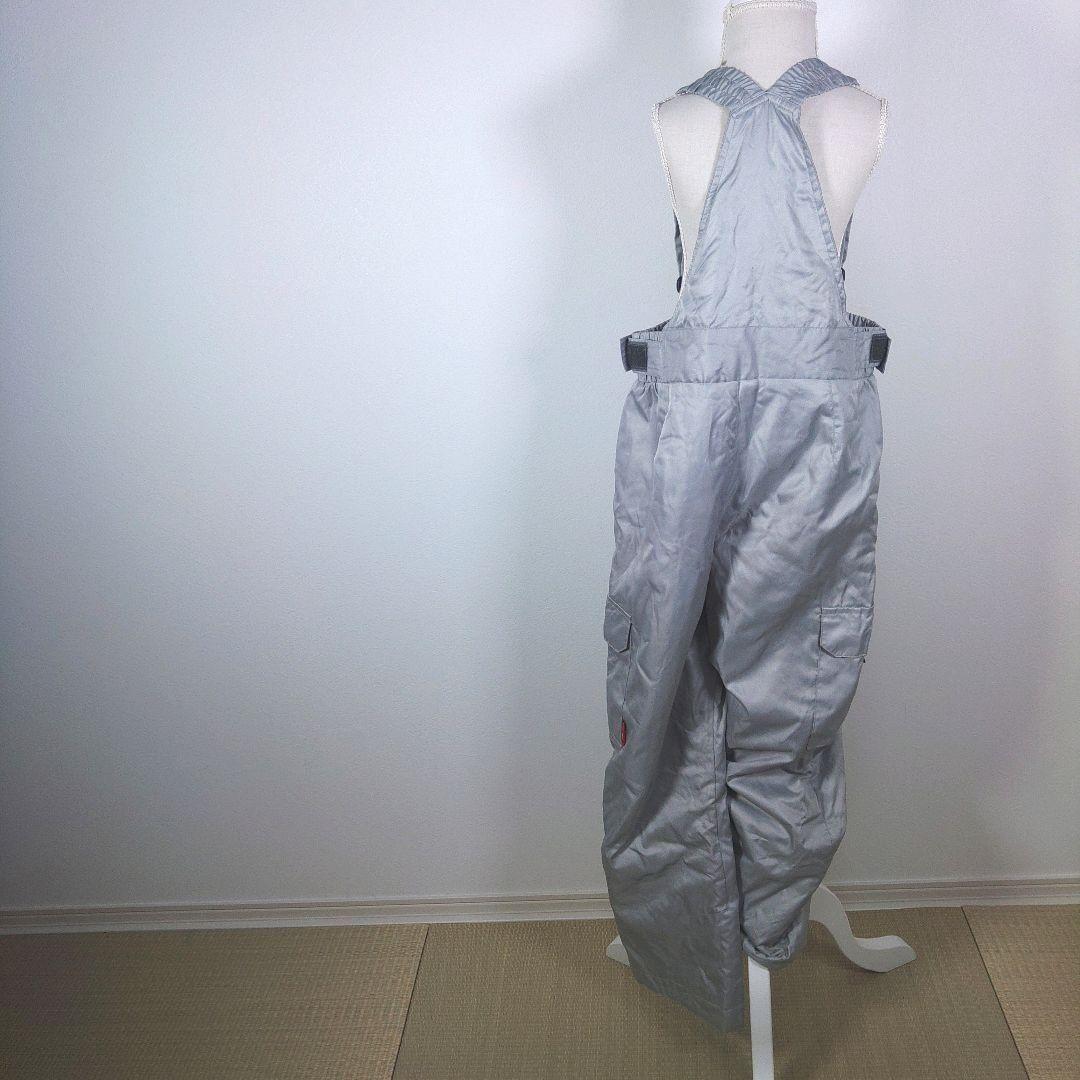 スキーウェア　キッズ　子供　130cm　男の子　レッド　グレー　ニット帽