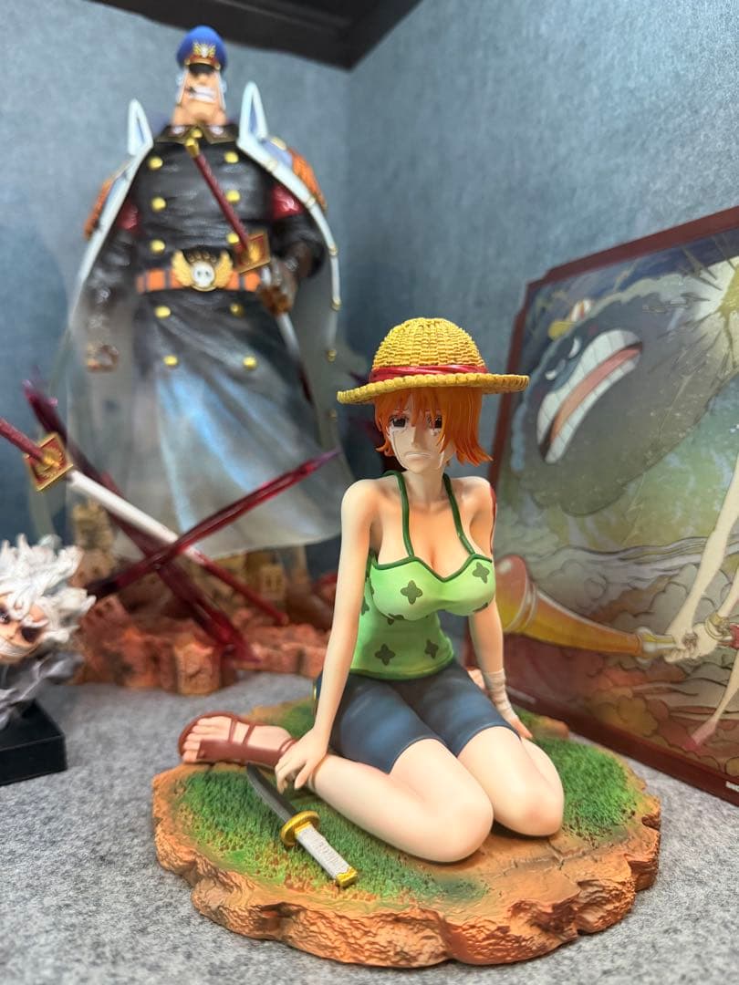 ワンピース ナミ「泣く航海士」スタチュー 海外限定 私人オーダー 樹脂製