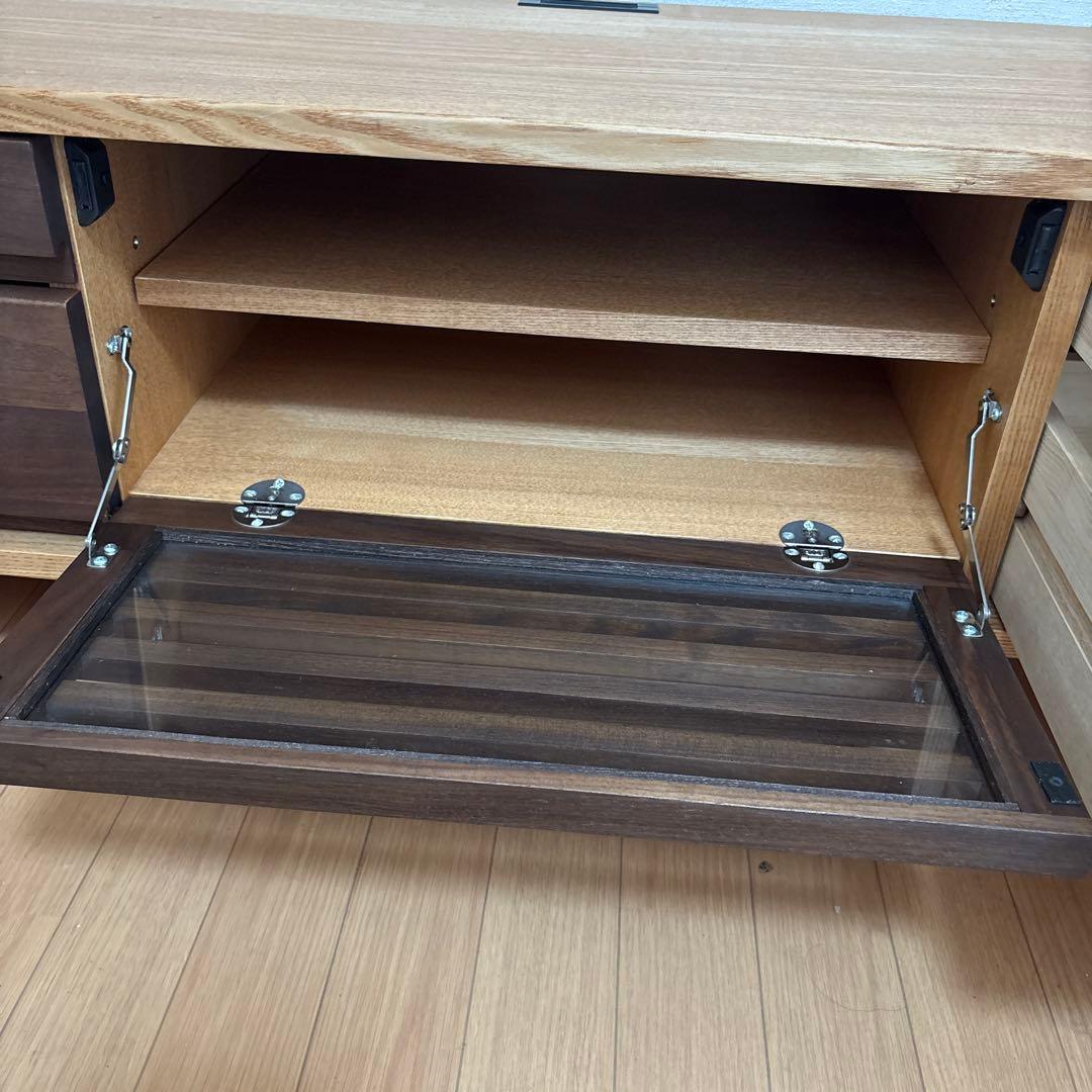 久和屋 Suite TVボード Hi 幅125 ウォールナット　タモ