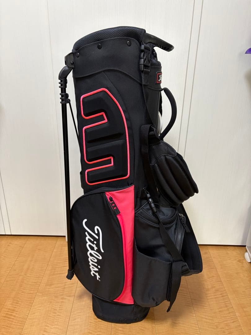 Titleist スタンドバッグ ブラック/ピンク