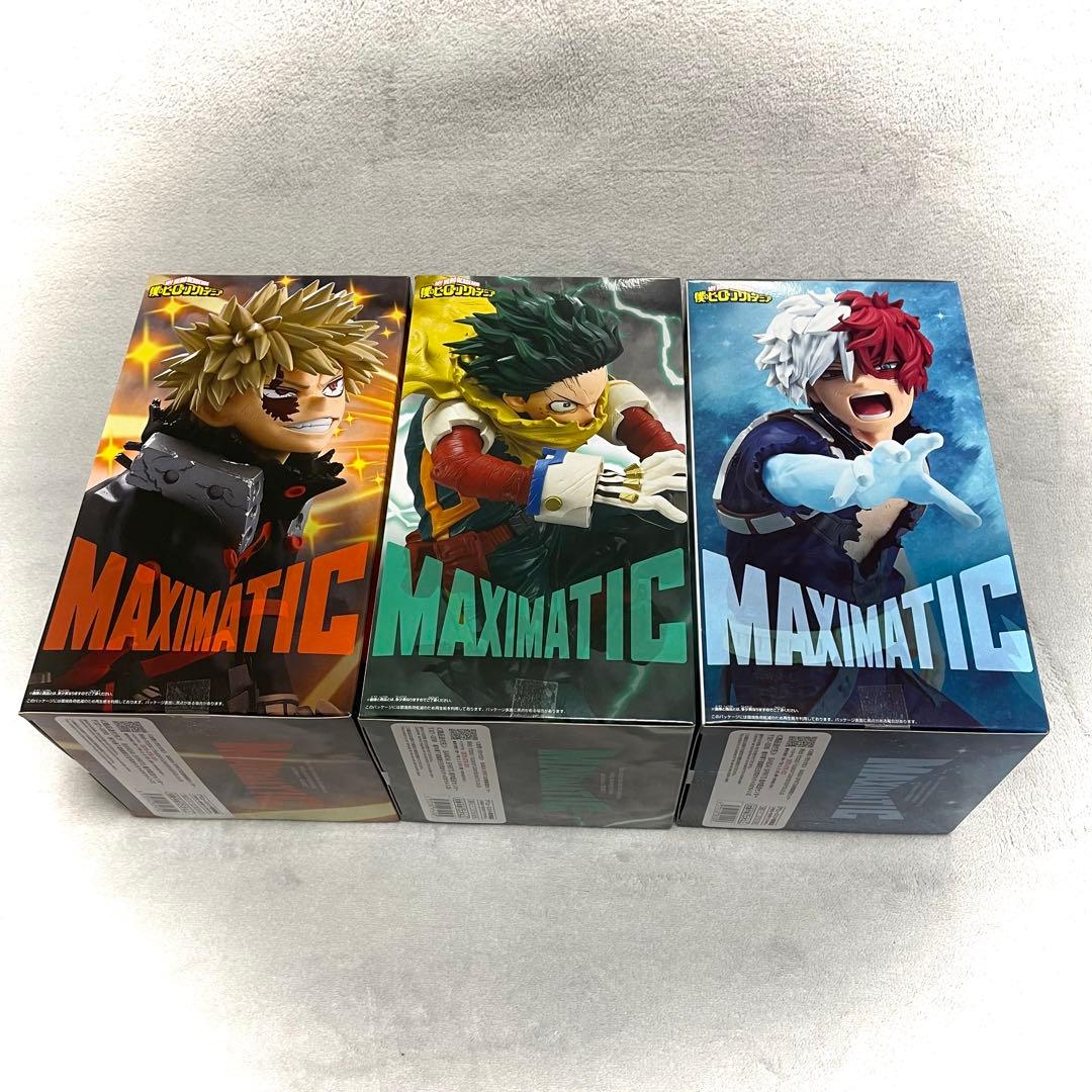 僕のヒーローアカデミアMAXIMATIC 爆豪勝己 緑谷出久 轟焦凍 3体セット