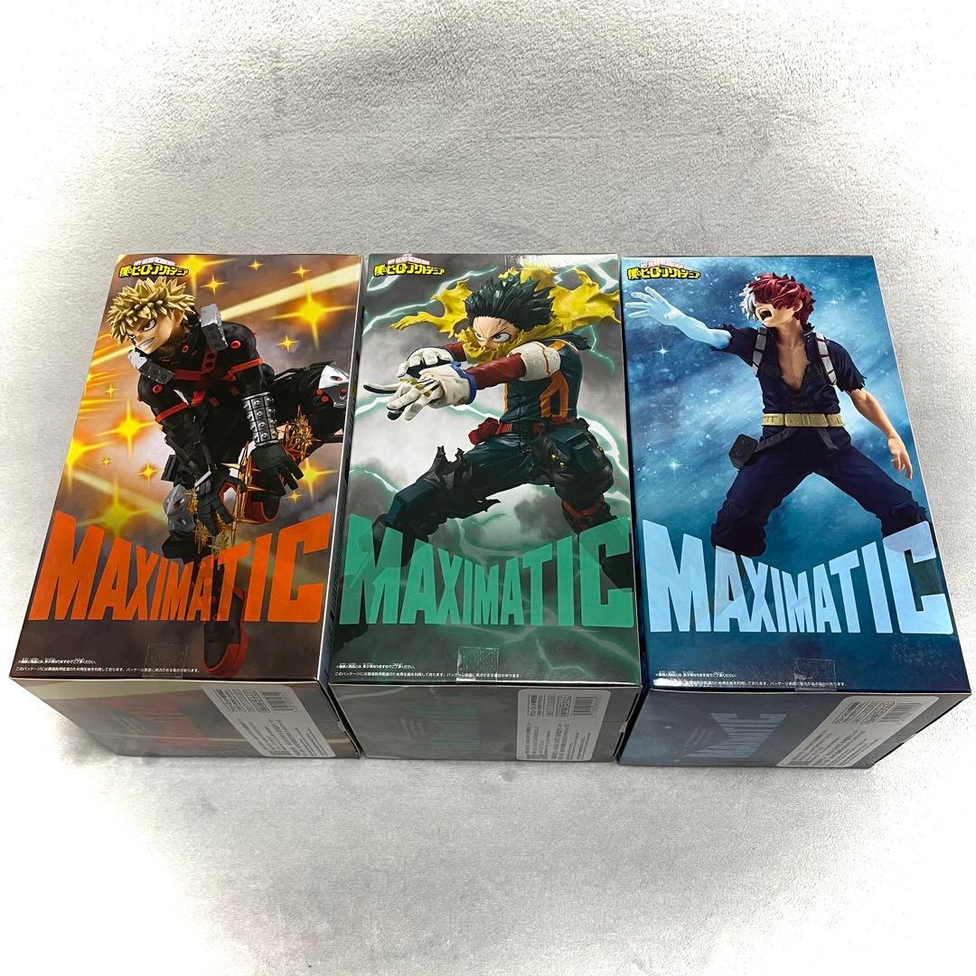 僕のヒーローアカデミアMAXIMATIC 爆豪勝己 緑谷出久 轟焦凍 3体セット