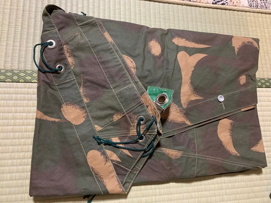 ハンガリー軍　軍幕　ポンチョ　テント　ハリケーンカモ