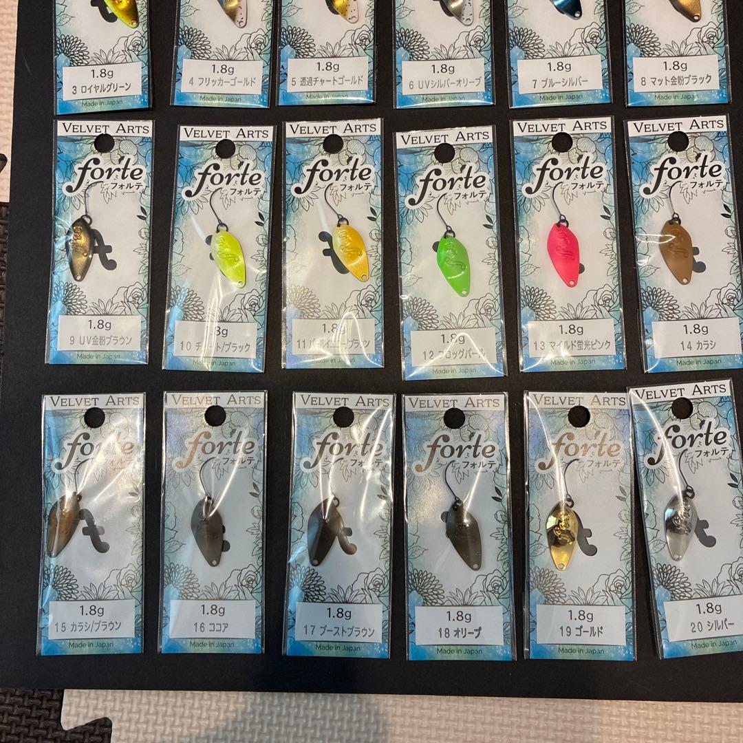 ベルベットアーツ　フォルテ　1.8g 23枚　エリアトラウト