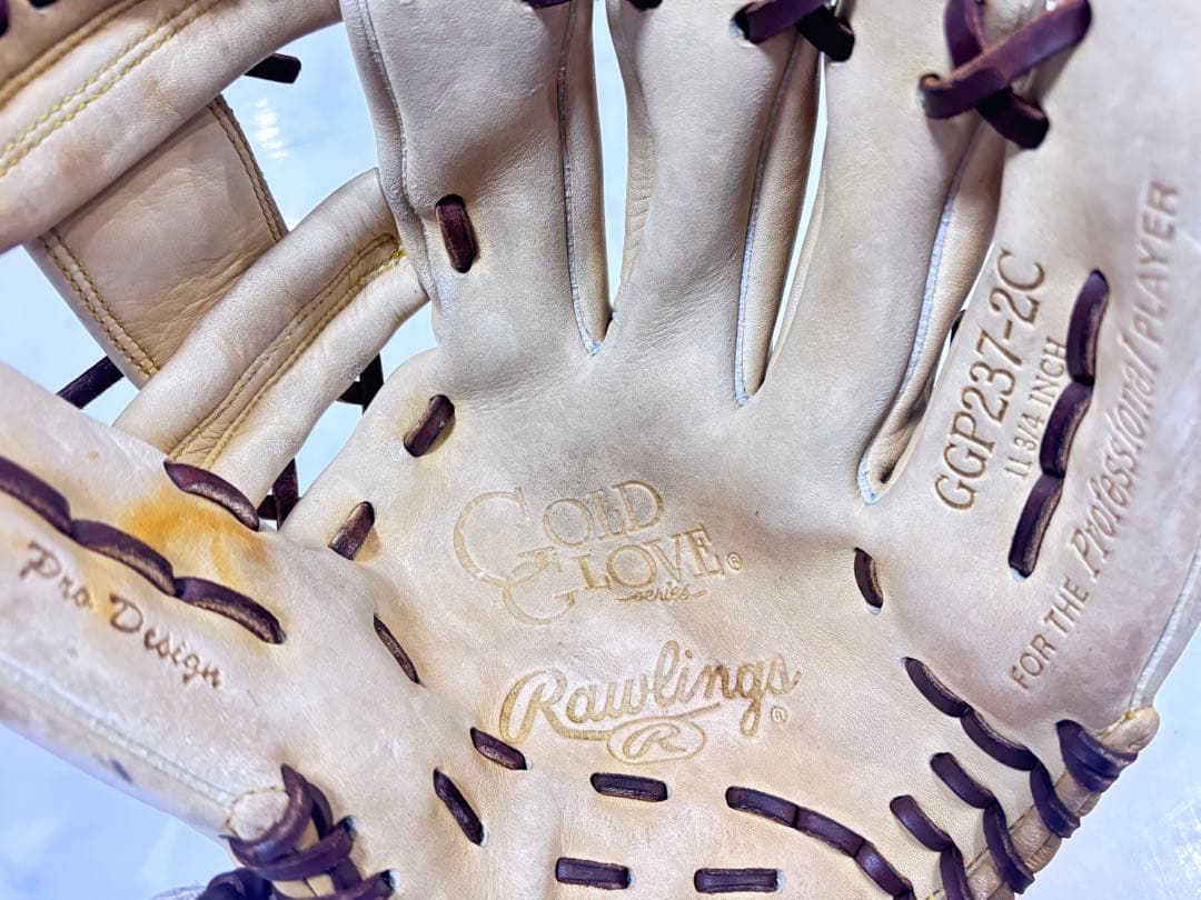 【良好】ローリングス 軟式 内野手用グローブ 大人用　11 3/4インチ