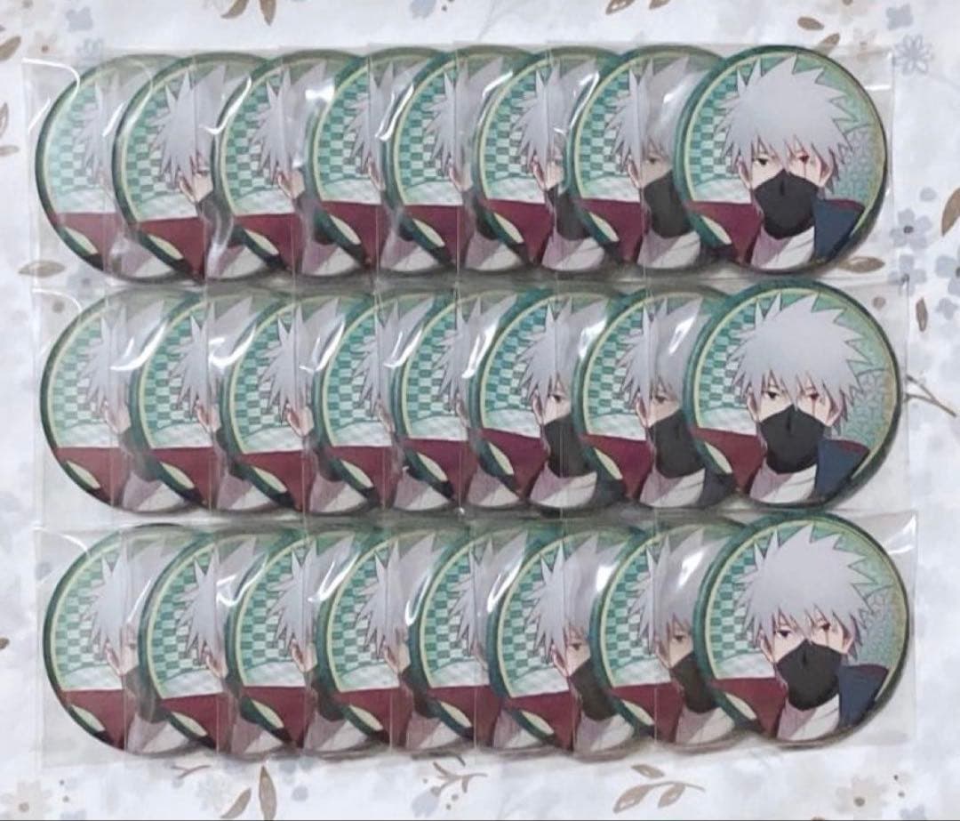 NARUTO はたけカカシ　缶バッジ