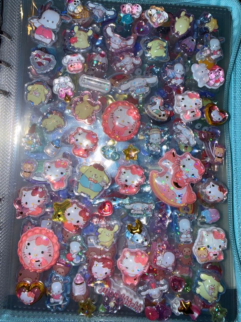 ディズニープチドロ サンリオボンボンドロップシールドデカシール帳完成品❤︎