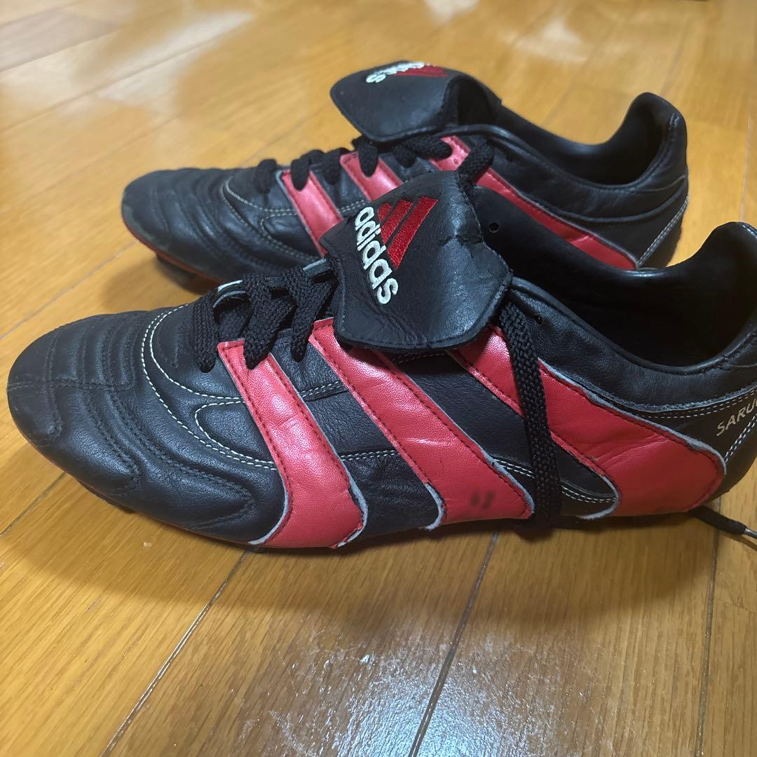 [激レア]adidas サルディーナ　サッカーシューズ 黒/赤