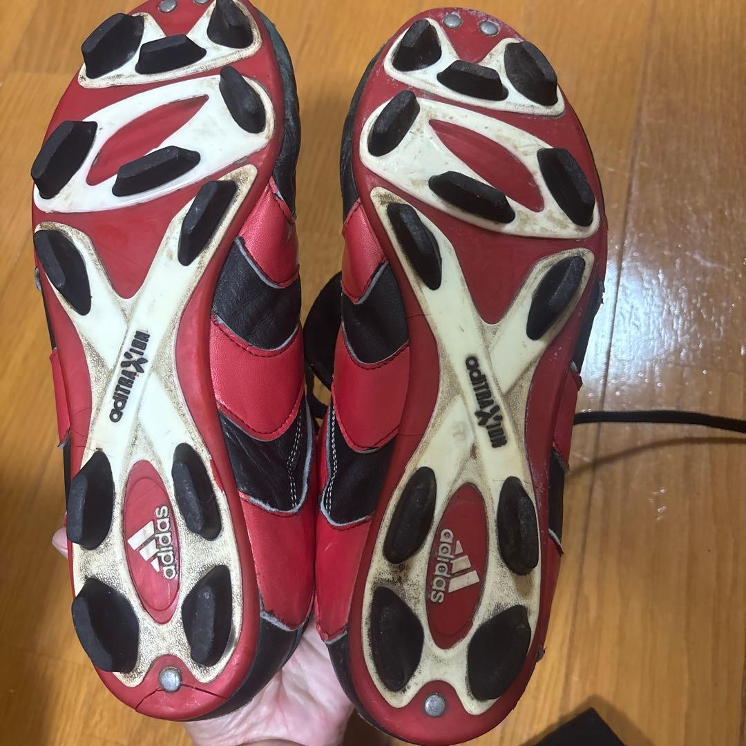 [激レア]adidas サルディーナ　サッカーシューズ 黒/赤