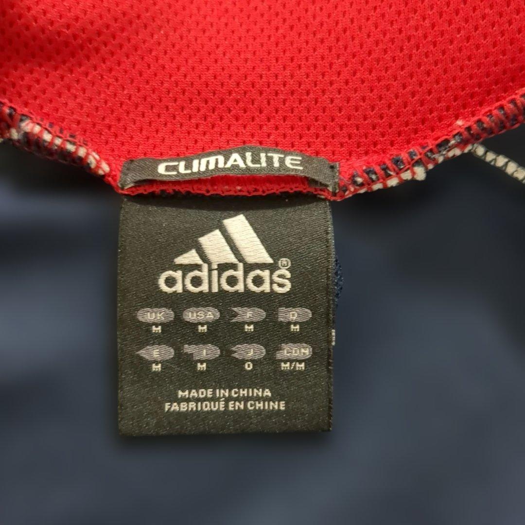 adidas ネイビー/レッド ジャージ/ハーフパンツセット XL 未使用近い！
